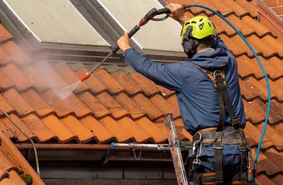 Démoussage et hydrofuge de toiture à Camiers